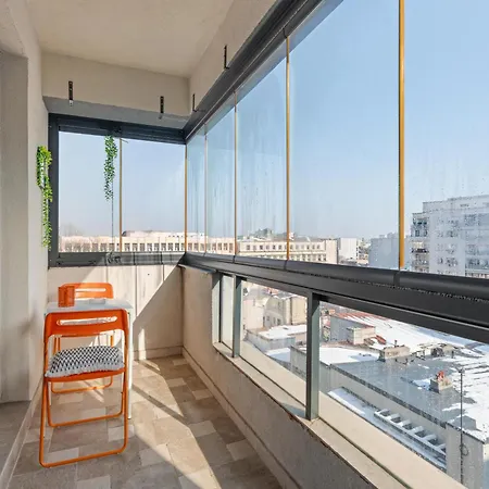 Sky Glass Terrace 1br Unirii Square * Bükreş