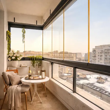 Apartment Sky Terrace 1br With Balcony Near Bulevardul Unirii